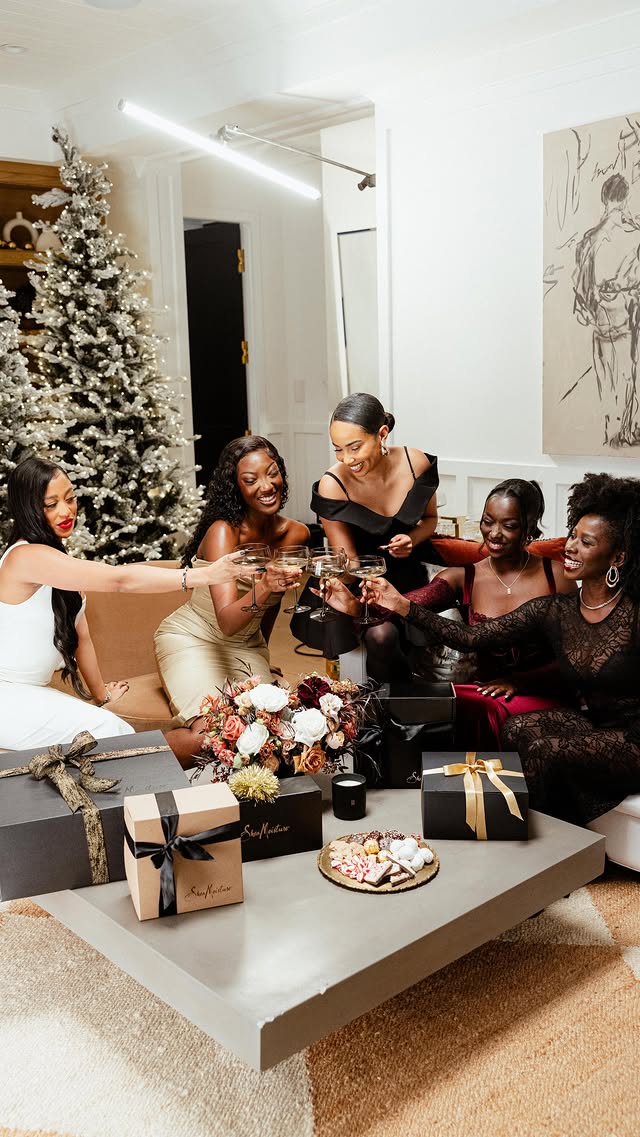 Instagram post by an influencer for SheaMoisture. Caption reads: [...] in everything we do, @sheamoisture is really....