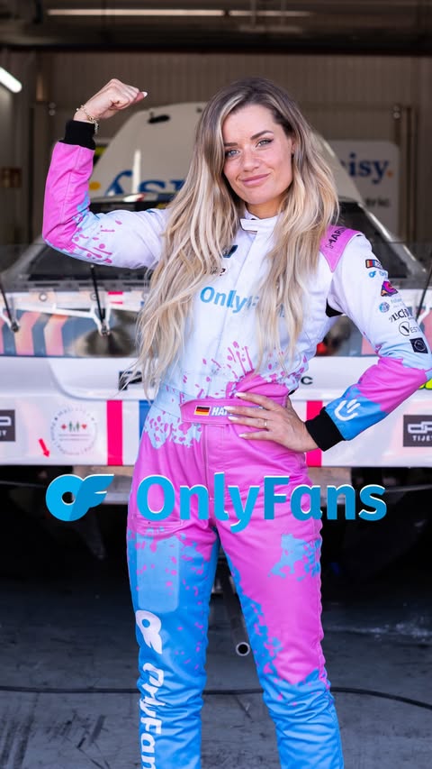 Instagram post by @happinessa.official for OnlyFans. Caption reads: Proud to be an OnlyFans athlete again! 🩵💙....