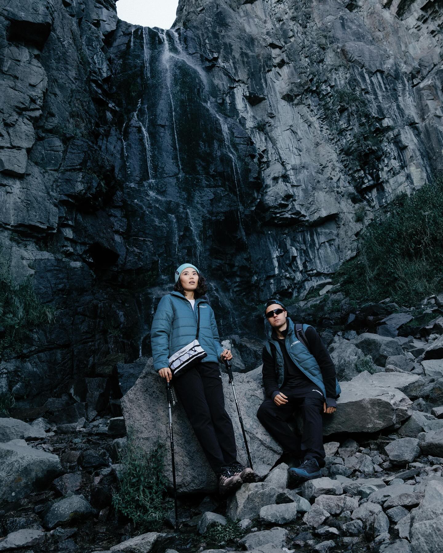 Instagram post by @belyanskiy1 for adidas TERREX. Caption reads: Take the long way there. That’s the
whole point.....