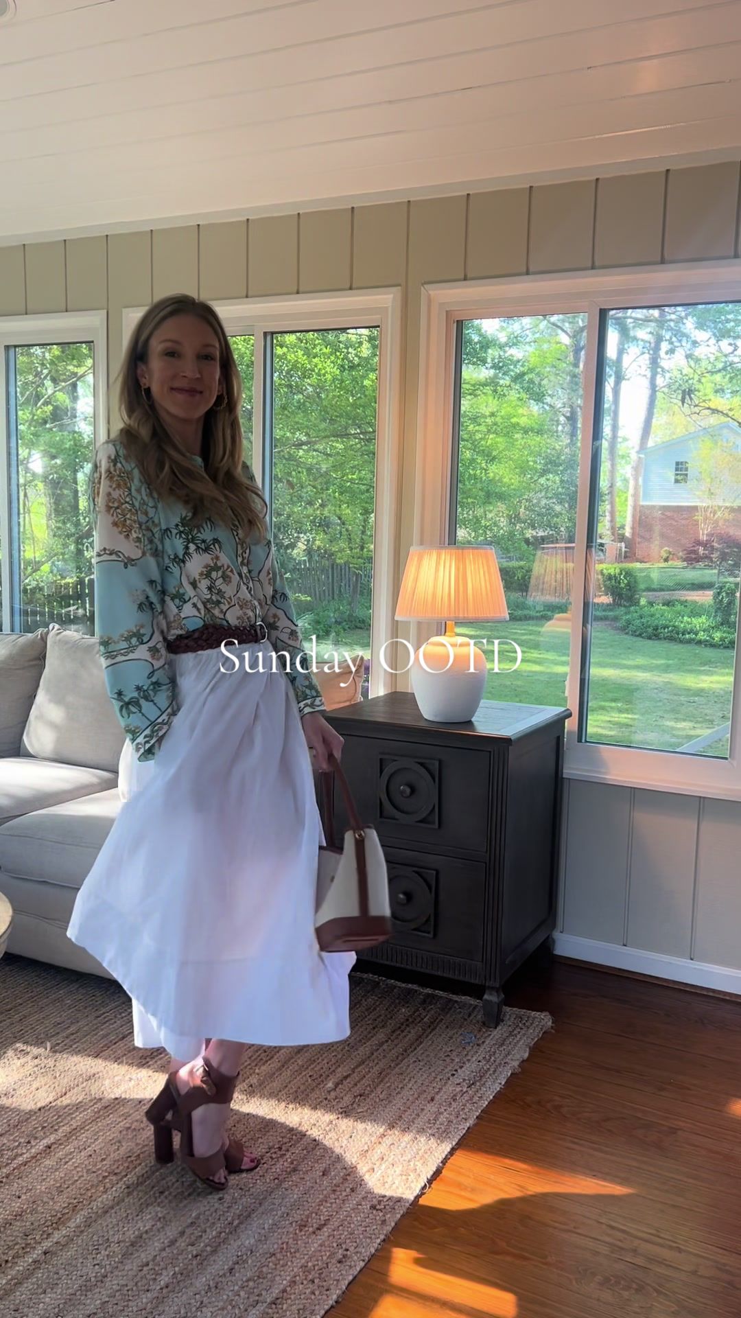 TikTok post by @elizabethglomax for Julie Vos. Caption reads: Thankful for such a beautiful Sunday! We spent the....