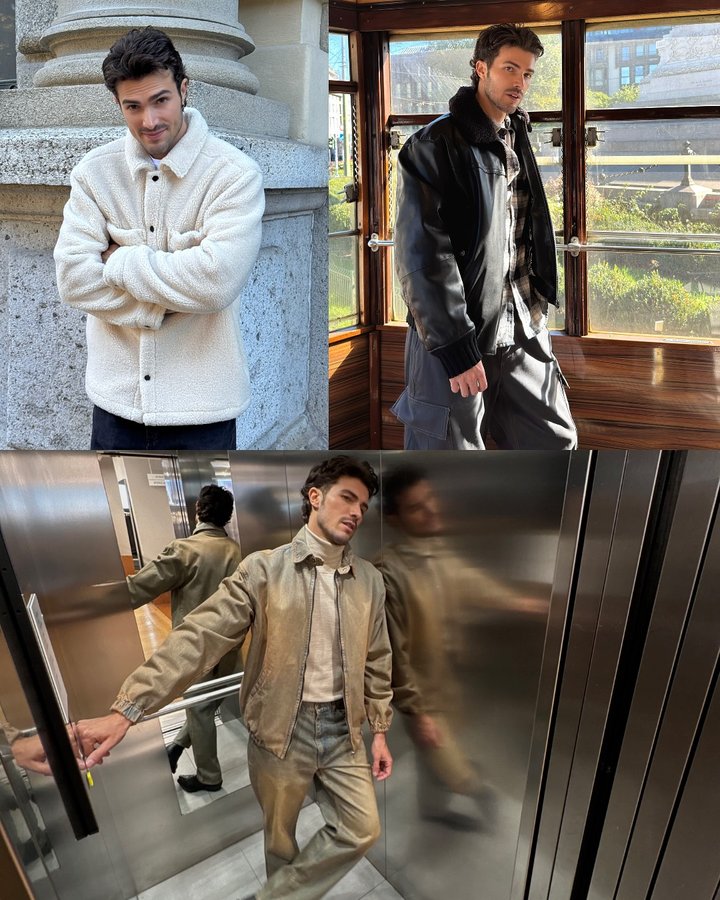 Instagram post by @gianmariasainato for Imperial Fashion. Caption reads: My 3 favorite looks of the season with....