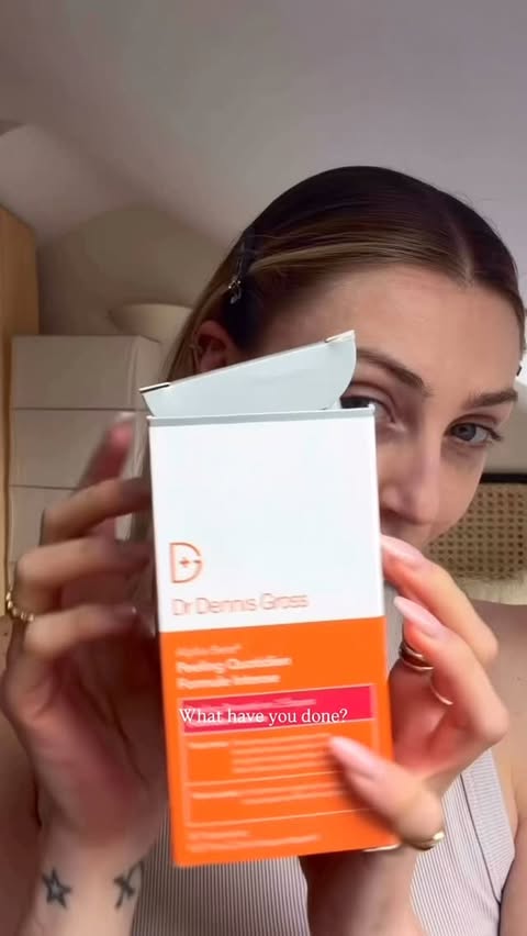 Instagram post by @lounorthcote for Dr. Dennis Gross Skincare. Caption reads: After struggling with my skin for years, the best....