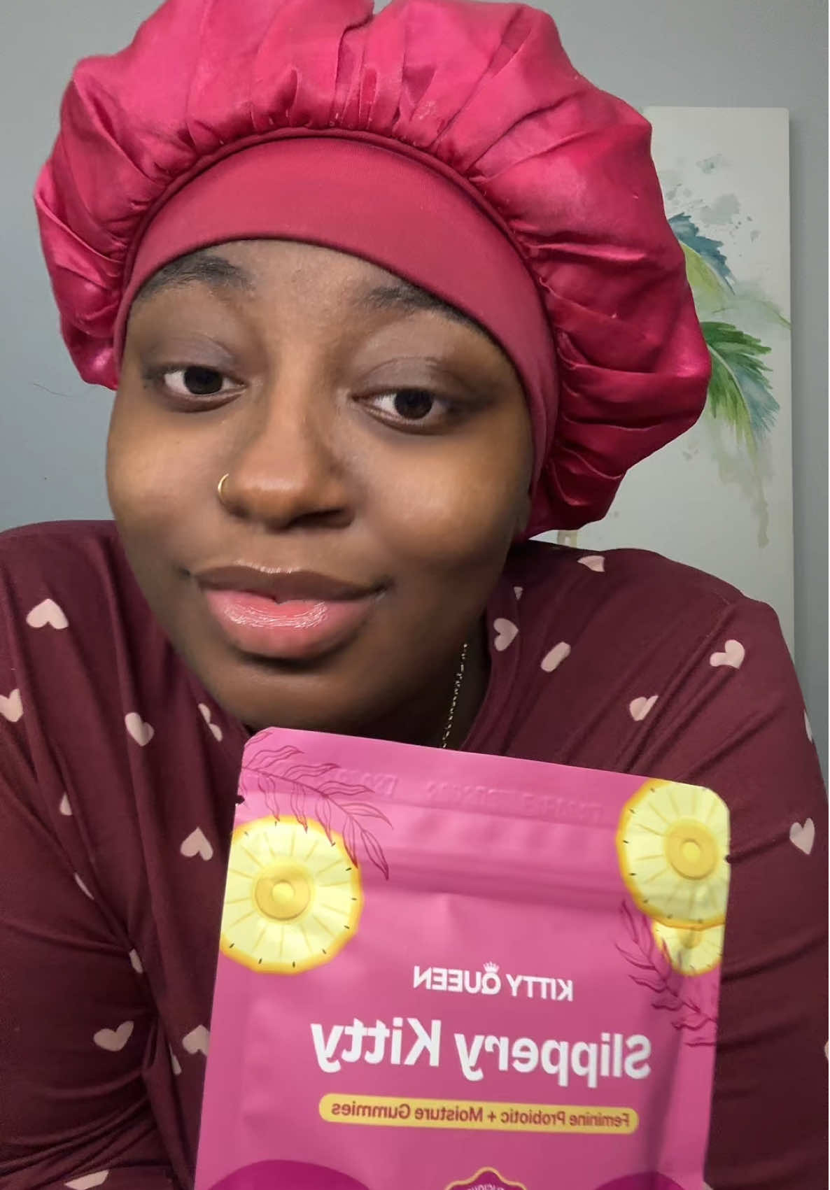 TikTok post by @its_teriag for KittyQueen. Caption reads: [...] to add to my everyday routine! 🤏🏾✨....