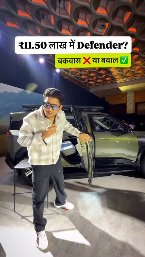 Instagram post by @shridhar.m for Tata Motors. Caption reads: Tata Sierra ya Tata Defender 

#tatasierra #sierra....