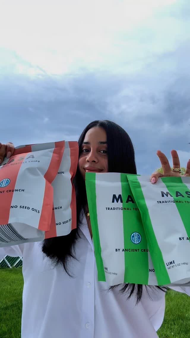 Instagram post by @mynameislorenny for MASA Chips. Caption reads: [...] Thank you for keeping me healthy🫶🏼....