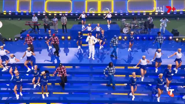 Instagram post by @7afl for Telstra. Caption reads: S N O O P.

@telstra Pre-Game Entertainment |....