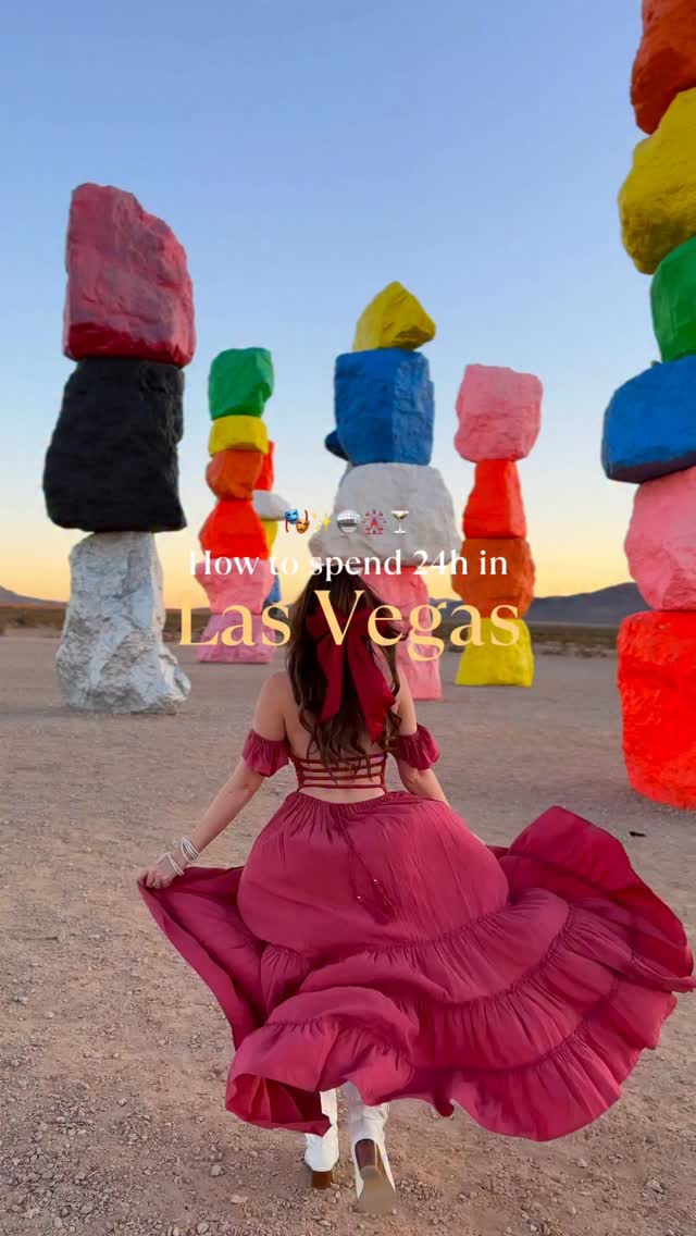 Instagram post by @travelwithtalia for Go City. Caption reads: [...] one perfect day in Vegas. I used the @gocity....