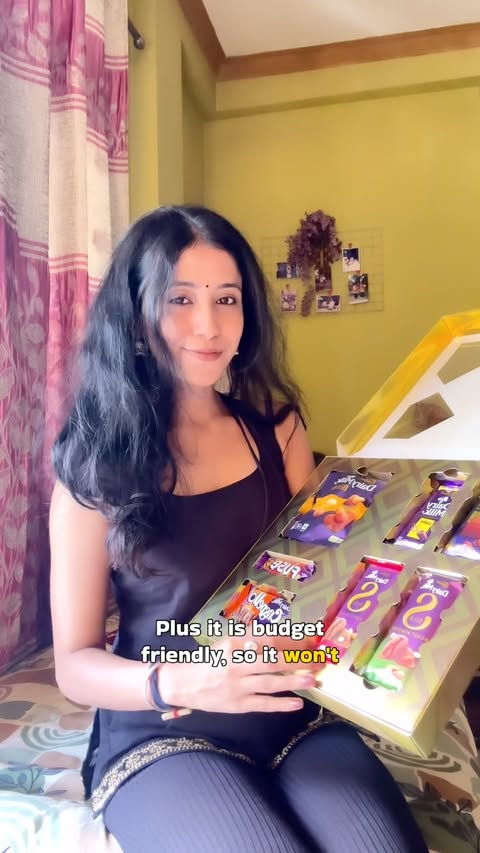 Instagram post by @_.meow._.meow_ for Cadbury Dairy Milk Silk. Caption reads: #ad Rakhi ka gift sorted. Ab batao, favourite....