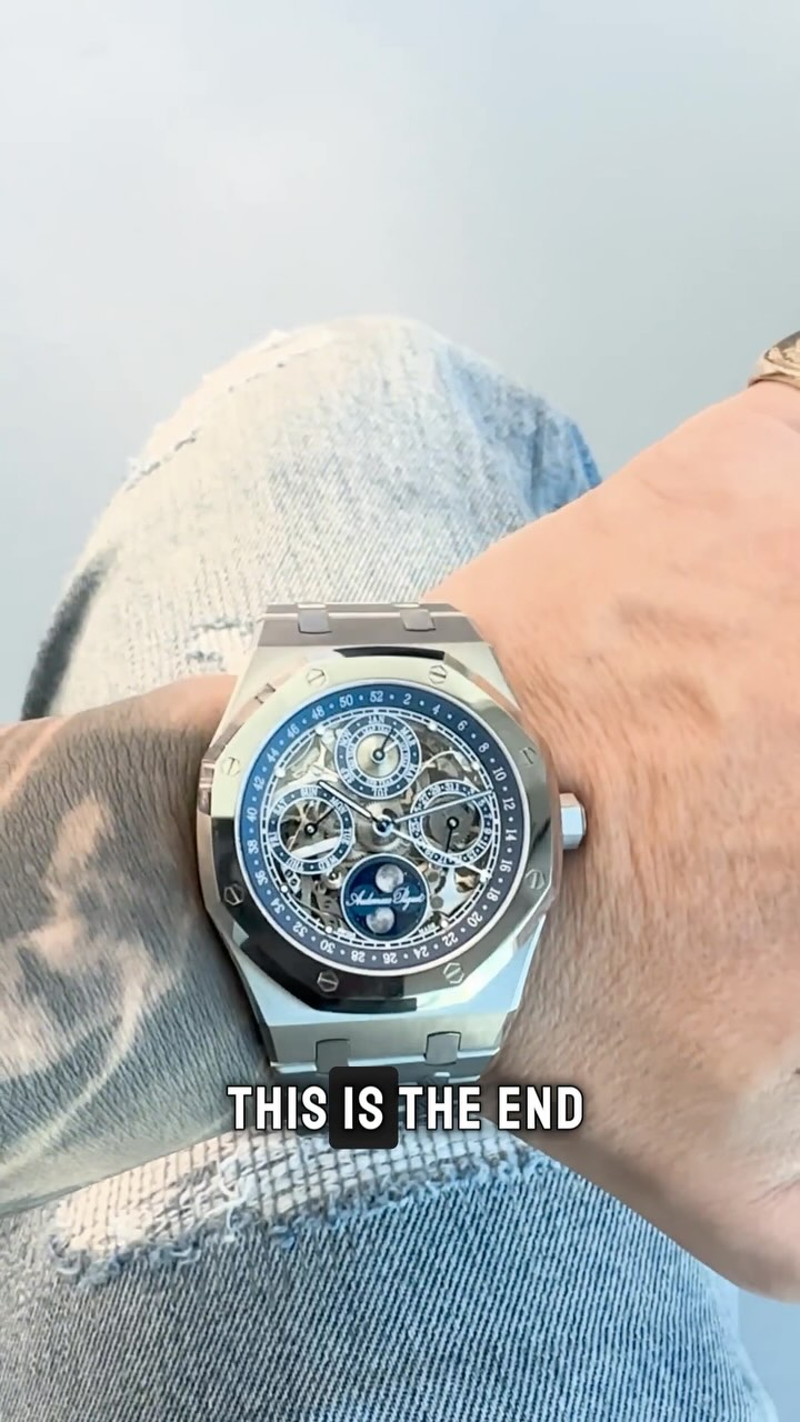 Instagram post by @wei_koh_revolution for Audemars Piguet. Caption reads: Exclusive from Wei in Le Brassus, home of Audemars....