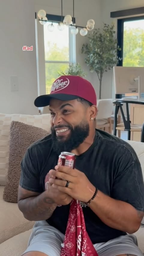 Instagram post by @_gabriellekelley for Dr Pepper. Caption reads: [...] it’s going to be a Pepper thing! 🏈🥤....