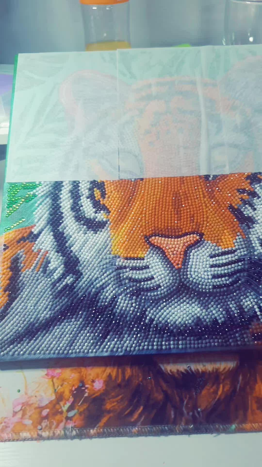 TikTok post by @keep_shining_beautiful for Craft Buddy. Caption reads: Another gorgeous canvas from @Craft Buddy UK....