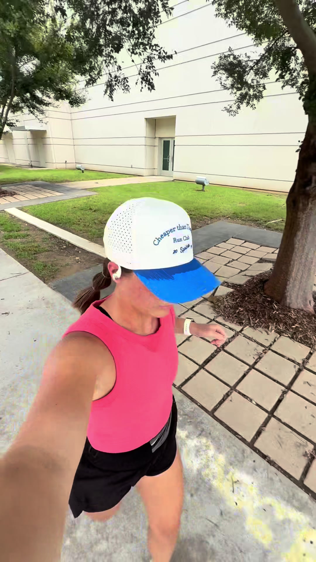 TikTok post by @chloe.brooke.morris for GetSprints. Caption reads: Off to therapy 👋🏻 #running #runtok #runningmom....