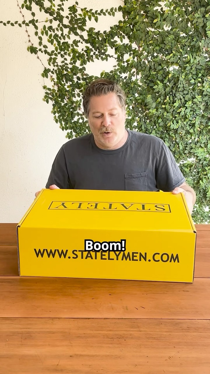 Instagram post by @jaylarsoncomedy for Stately. Caption reads: [...] looks good together. That’s where Stately....