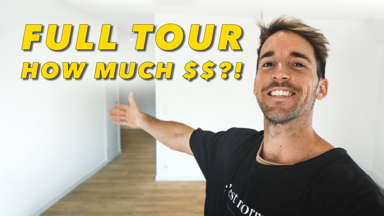 YouTube post by @BenjaminOrtega for Dbjourney. Caption reads: The Apartment Renovations Part 3! FULL TOUR & How....