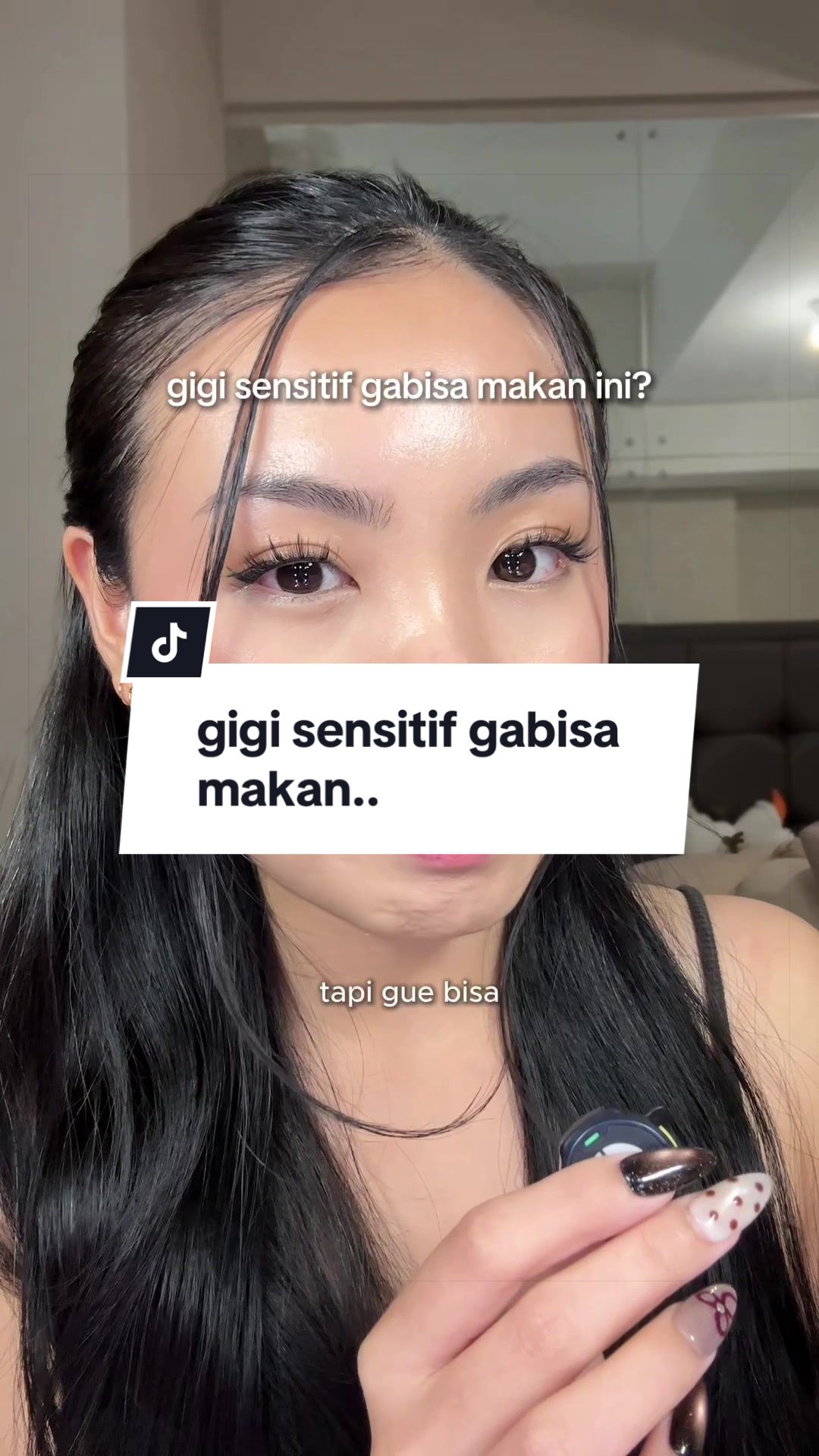 TikTok post by @cheriicung7 for Metoo Beauty. Caption reads: [...] #hapshield #gigikuat #gigisensitif @Metoo....