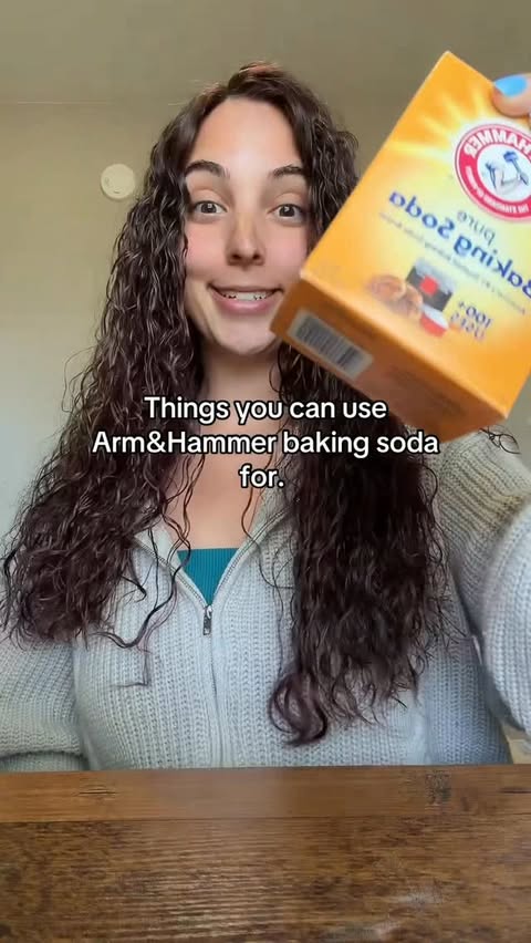 Instagram post by @cara.annejones for Arm & Hammer. Caption reads: [...] done. What’s your favorite way to use Arm &....