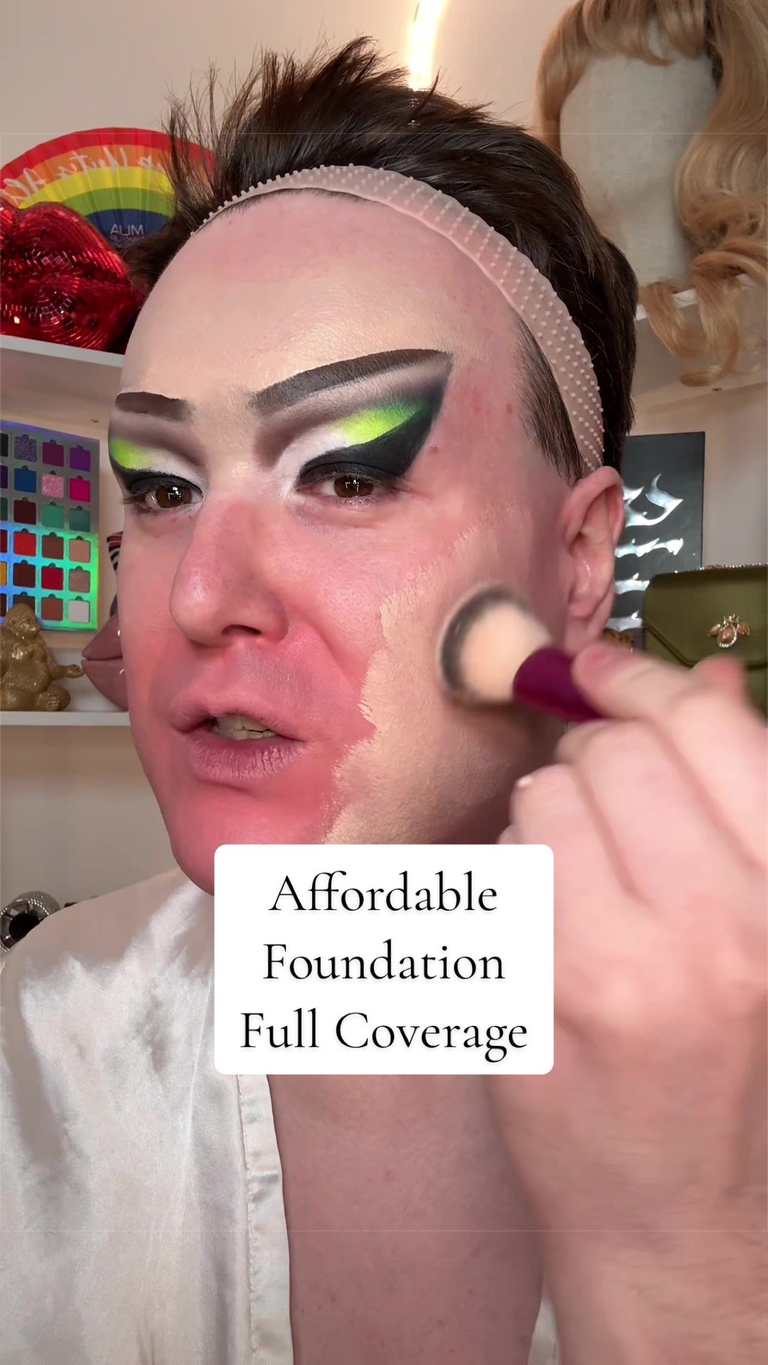 TikTok post by @rudevelvet for MUA Cosmetics Maroc. Caption reads: A lightweight foundation with coverage and it’s....