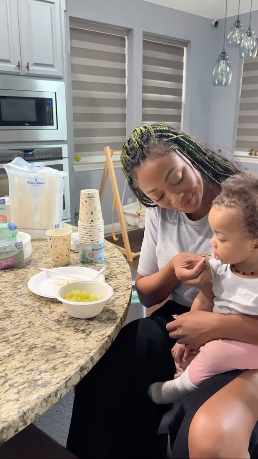 Instagram post by @thebeautybeau for Repurpose. Caption reads: Thanks to @repurpose, I’m ready for holiday....