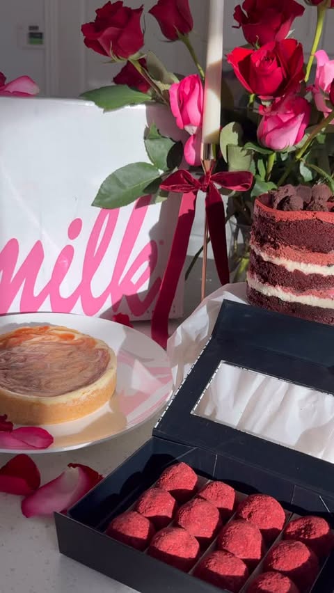 Instagram post by @thequinnfluential for Milk Bar. Caption reads: [...] sweet when you can’t be home. 💌 Milk Bar....