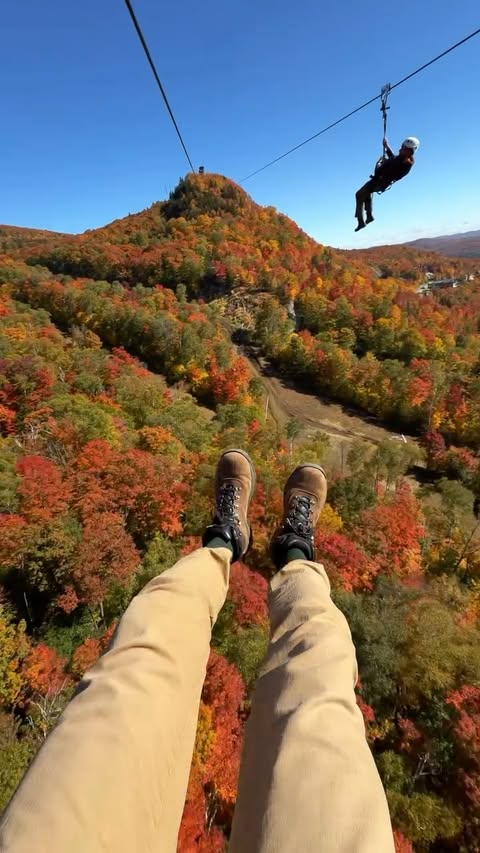 Instagram post by @real_diari_adventures for GetYourGuide. Caption reads: [...] 3-hour zipline adventure through....