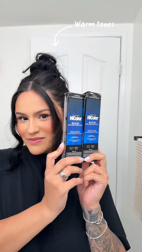 Instagram post by @deecastle__ for Sally Beauty. Caption reads: [...] direct links to everything I used 🖤....