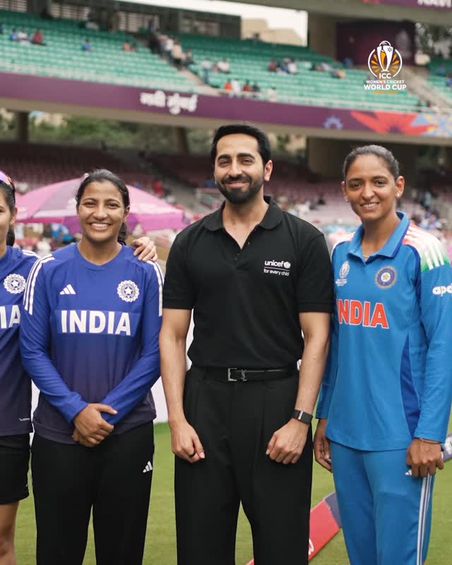 Instagram post by @ayushmannk for UNICEF. Caption reads: UNICEF national ambassador @ayushmannk explains....