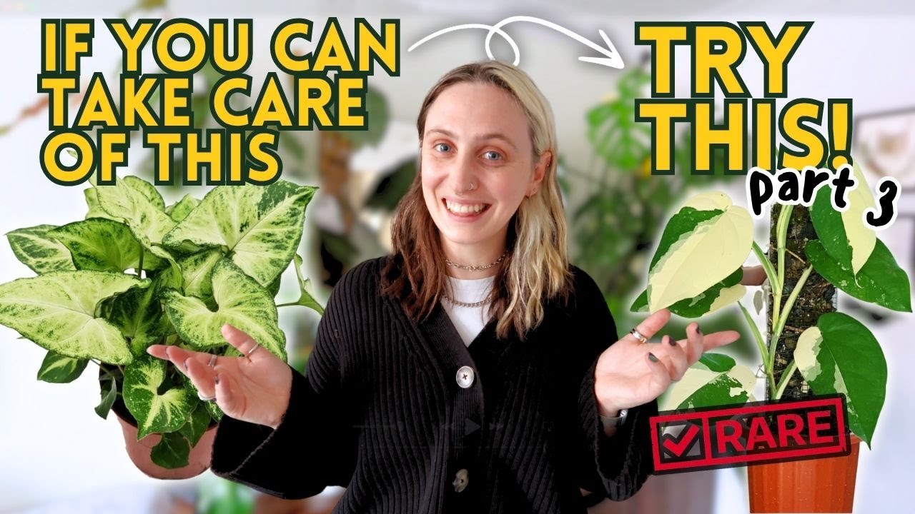 YouTube post by @GoodGrowing for Soltech. Caption reads: If You Can Care for These Plants, Try the RARE....
