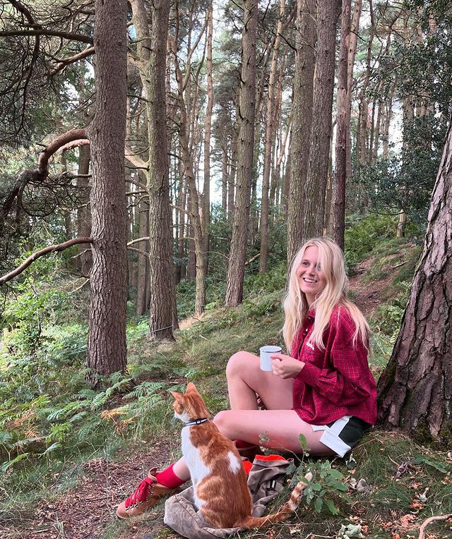 Instagram post by @liv_in_the_country for Danner. Caption reads: Beware of the ferocious tiger spotted in the....