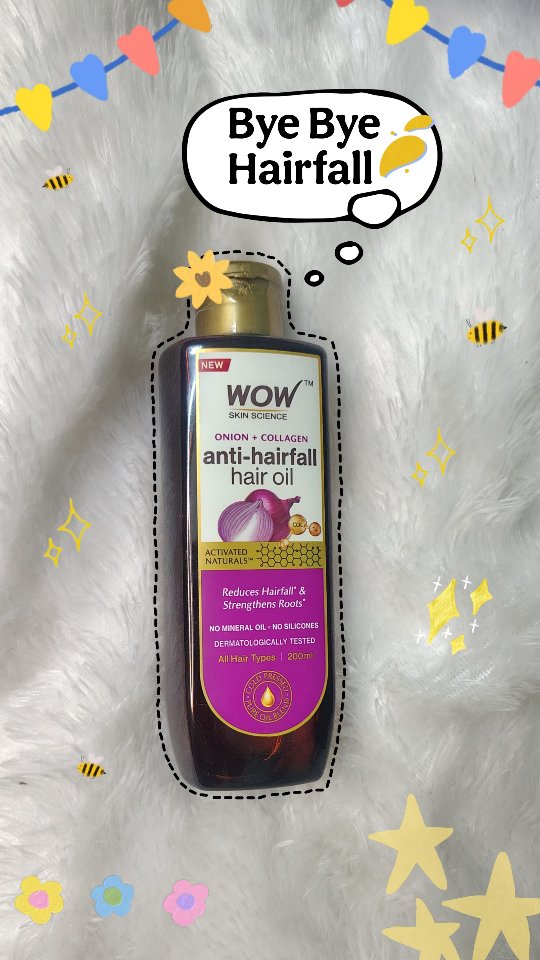 Instagram post by @mini._.gemini for WOW Skin Science India. Caption reads: #AD#COLLAB
Say hello to stronger strands and....