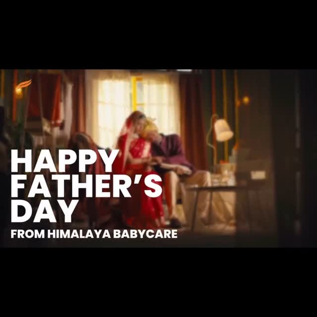 Instagram post by @sakshi_and_nikunj for Himalaya Babycare. Caption reads: ಅಪ್ಪನ ಕೈಯಲ್ಲಿದ್ದಾಗ ಯಾವ ಭಯವೂ ಇರಲಿಲ್ಲ. ಅವರ ಪ್ರೀತಿಯ....