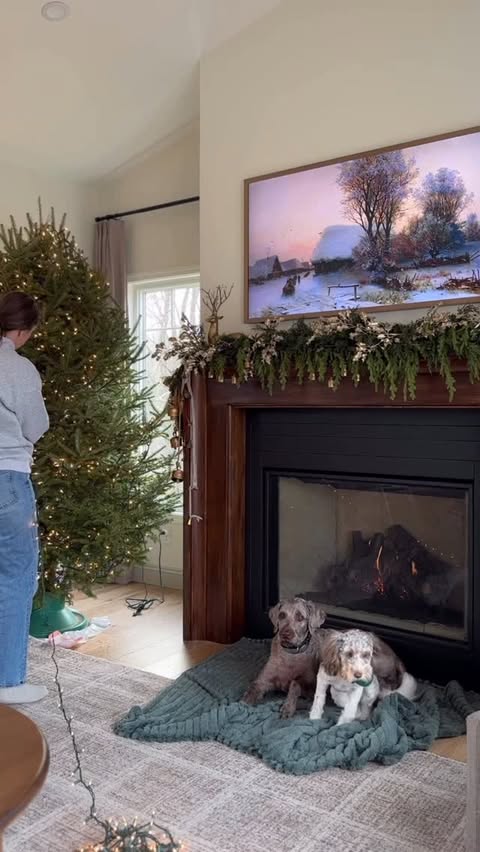 Instagram post by @graceinmyspace for Bedsure Home. Caption reads: Our favorite tradition is picking the perfect....