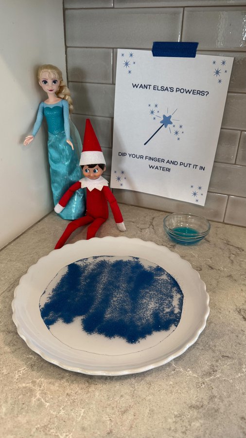 Instagram post by @thebastfam for Dawn. Caption reads: Follow along for more ELF ON THE SHELF ideas....