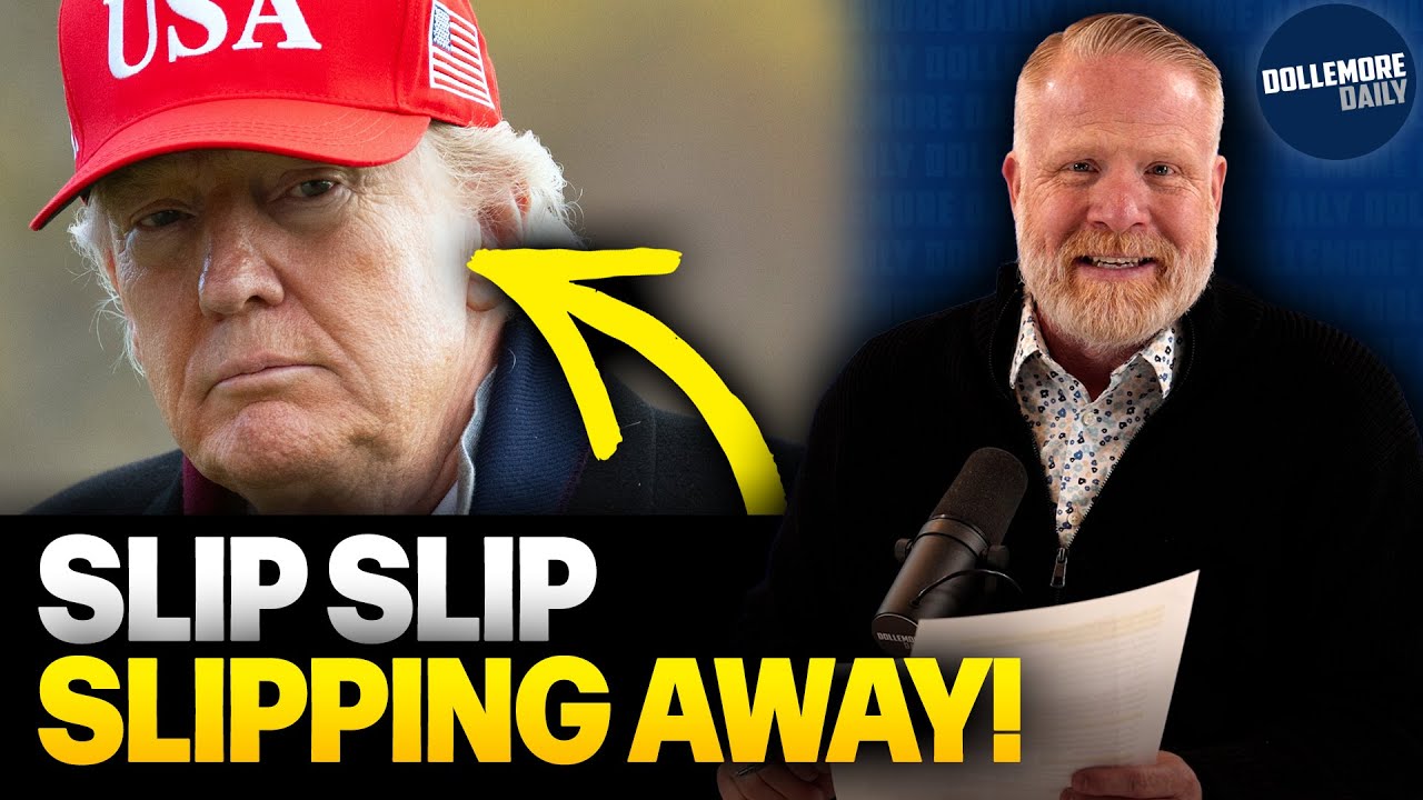 YouTube post by @dollemore for Sheath Underwear. Caption reads: Confused Donald Trump ACCIDENTALLY POSTS DEMAND TO....