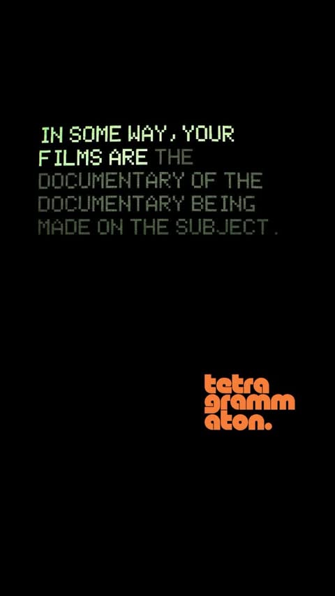 Instagram post by @tetragrammaton.now for Squarespace. Caption reads: [...] that fuel our podcast and our team:....