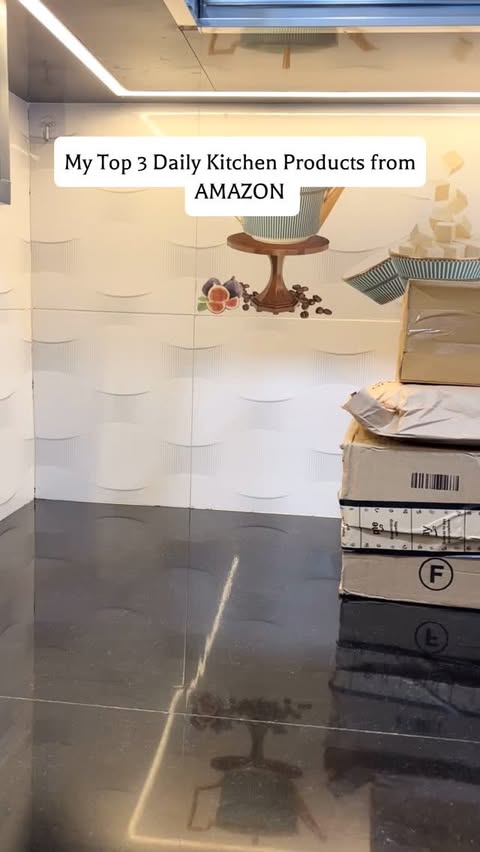 Instagram post by @decor2adore23 for AGARO Lifestyle. Caption reads: Comment for link 🔗 My top 3 daily kitchen finds....