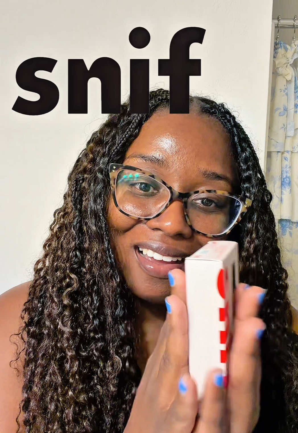 TikTok post by @allthingsjoya for Snif. Caption reads: Your girl is officially a @Snif ambassador 🥹✨....