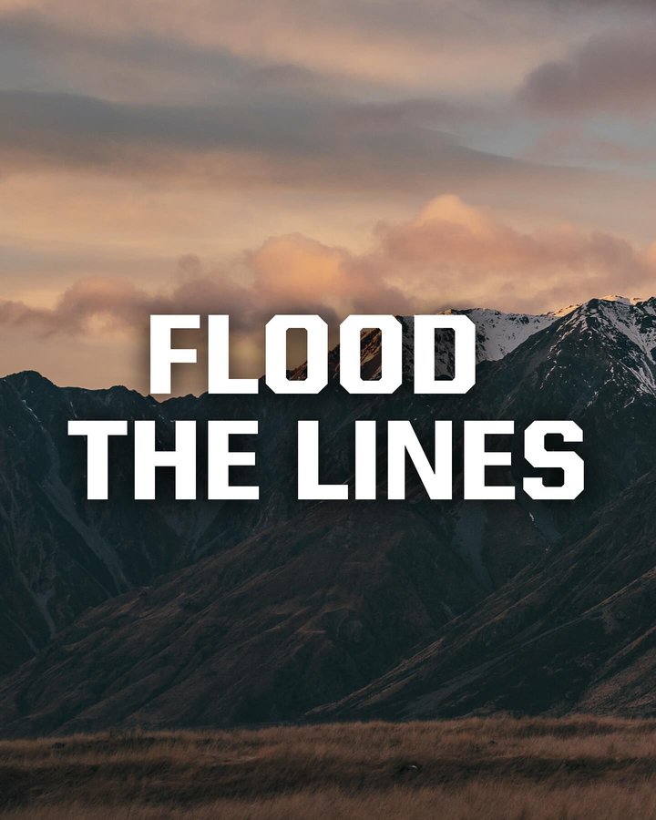 Instagram post by @thetrcp for MTN OPS. Caption reads: NOT ONE ACRE. Call your Senator and oppose the....