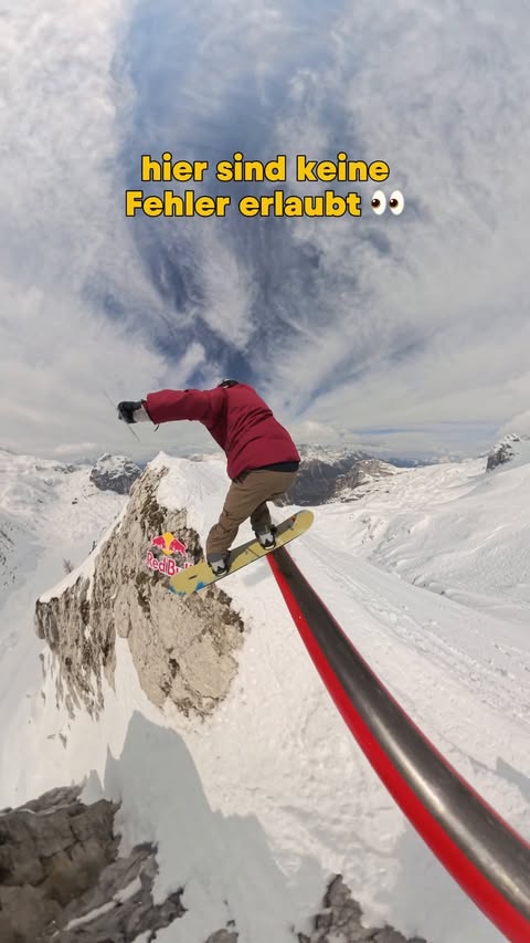 Instagram post by @felixgeorgii for Red Bull. Caption reads: [...] kein AI 😮‍💨

📍 Sella Nevea, IT

#redbull....