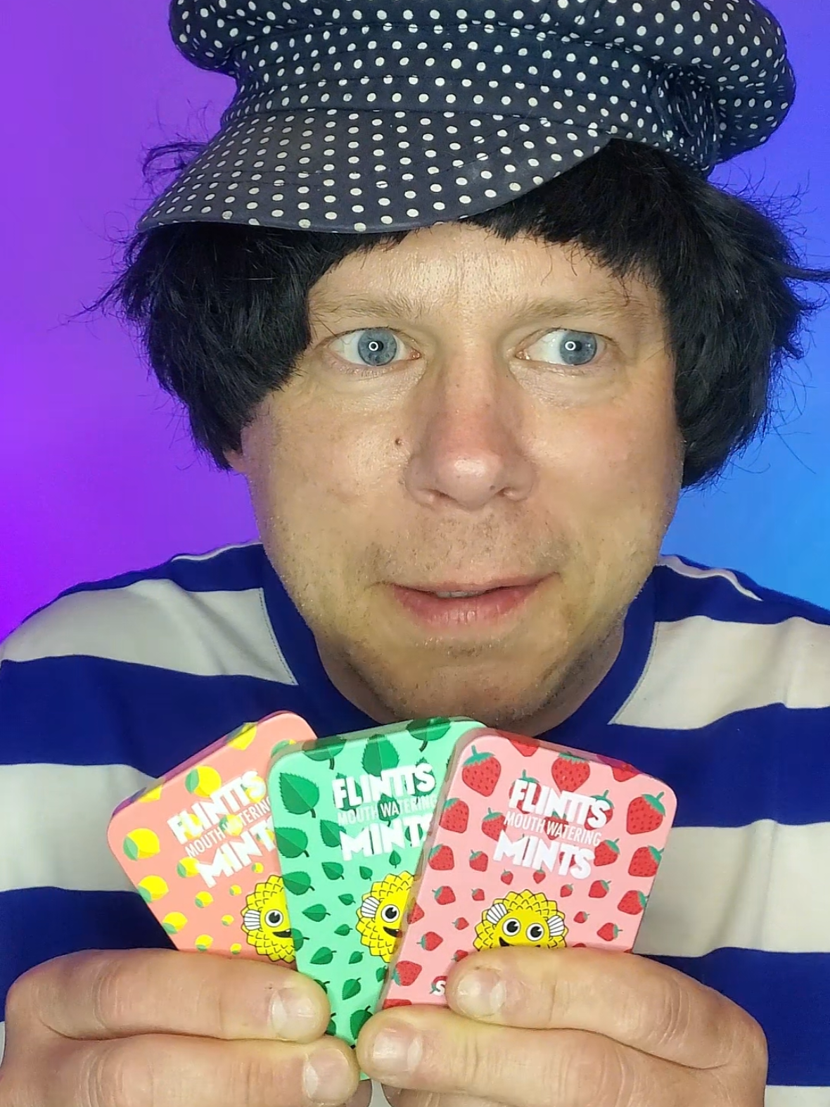 TikTok post by @unclebillasmr for Flintts Mints. Caption reads: [...] to come out yo mouth, try these @Flintts....