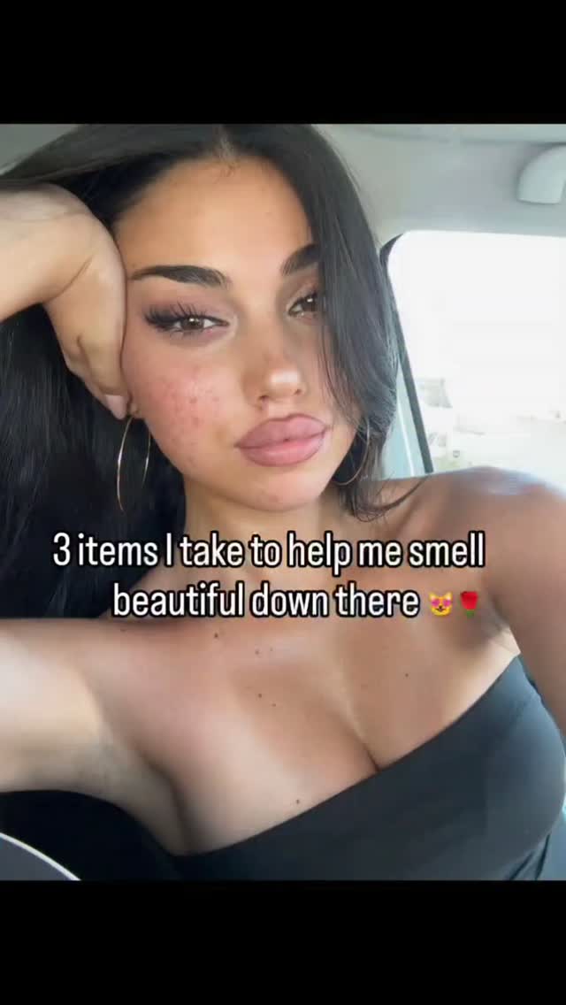 Instagram post by @skincare_skinsecrets for O Positiv. Caption reads: 3 Products I Use to Smell Beautiful Down There ✨....