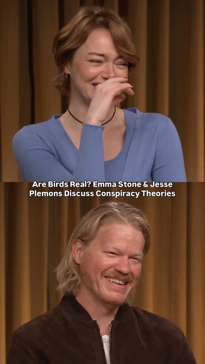 Instagram post by @adaenechi for BuzzFeed. Caption reads: Guys are birds real? #emmastone #jesseplemons....