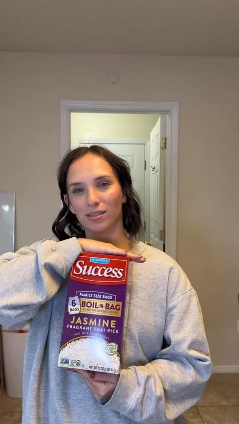 Instagram post by @aisa.swanner for Success Rice. Caption reads: Amazing Meal. No Big Deal. #SuccessRiceParter #ad....