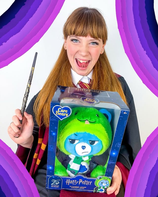 Instagram post by @dear_mummy for Basic Fun!. Caption reads: [...] 25 Years of Harry Potter Magic! @basicfunuk....