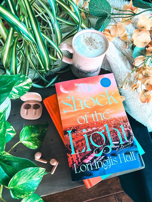 Instagram post by @rachellelovesbooks for Viking Books. Caption reads: [...] Shock of the Light (thank you #gifted....
