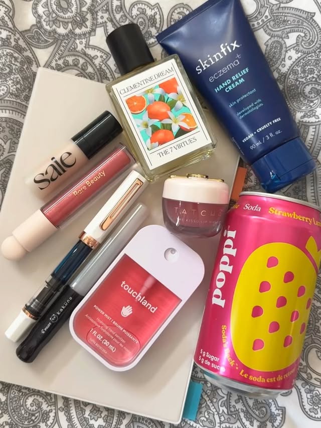 Instagram post by @pixelhearts for The 7 Virtues. Caption reads: [...] ✨ @tatcha The Kissu Lip Mask* @the7virtues....