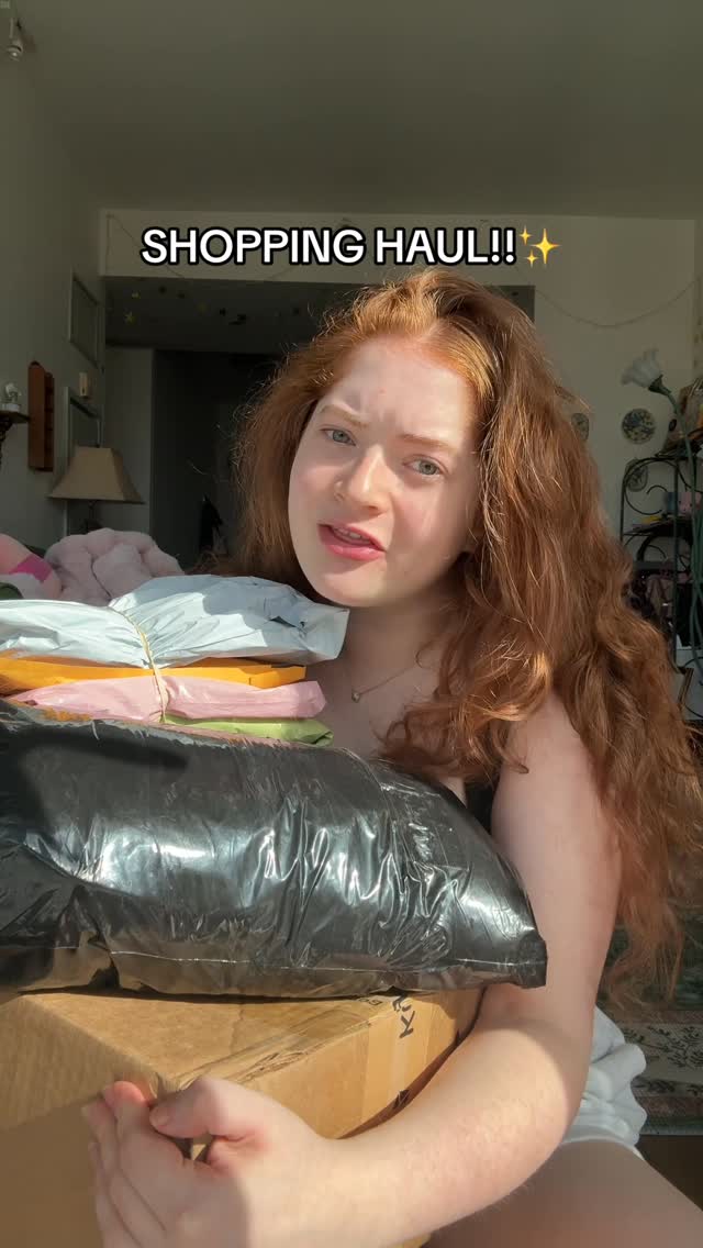 Instagram post by @julietsiegel for Morphe. Caption reads: LMK HOW U LIKE THE HAUL🤪✨💞 #shopping #haul....