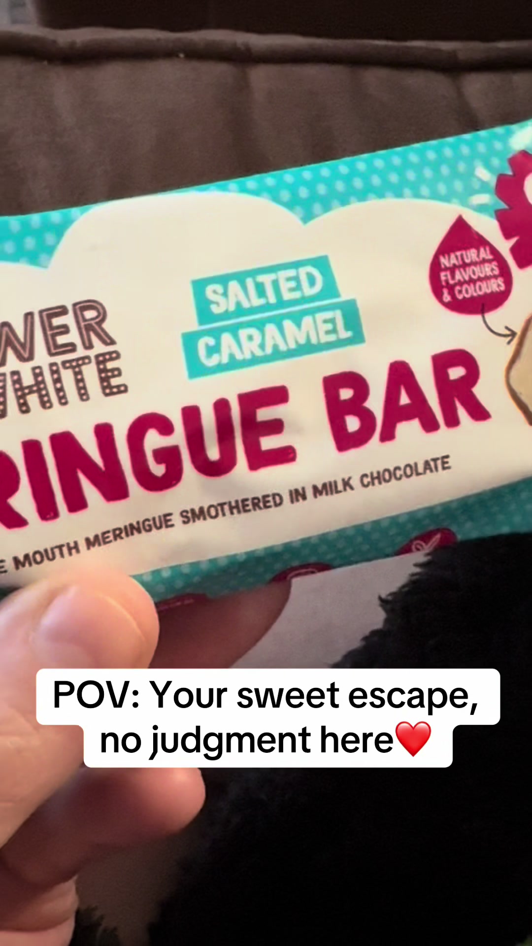TikTok post by @the_lidl_chef for Flower & White. Caption reads: No guilt sweet treat @Flower & White #neeyearnewme.
