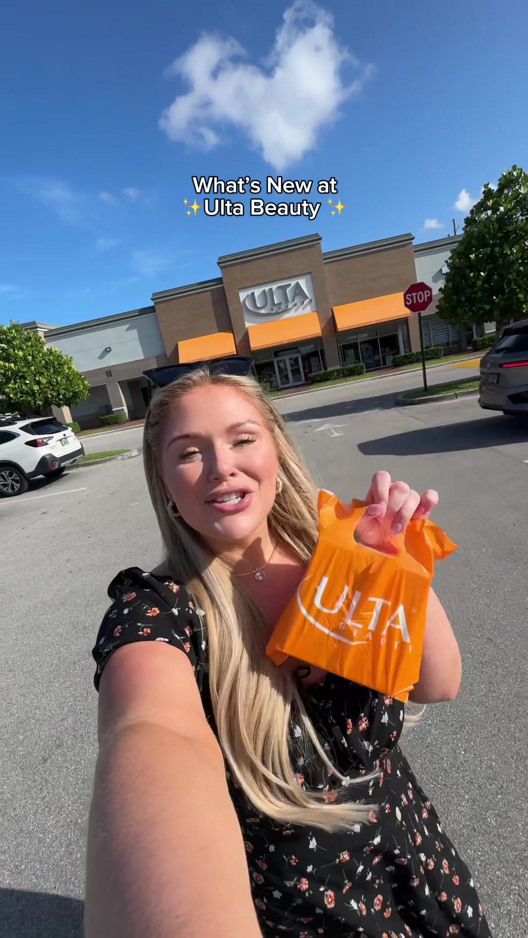 TikTok post by @kellystrackofficial for Ariana Grande Fragrances. Caption reads: [...] to want to try this fragrance! @Ariana....