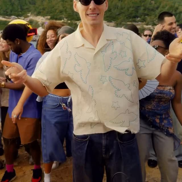 Instagram post by @lostfrequencies for Lipton Iced Tea. Caption reads: Trying something a little different this summer....