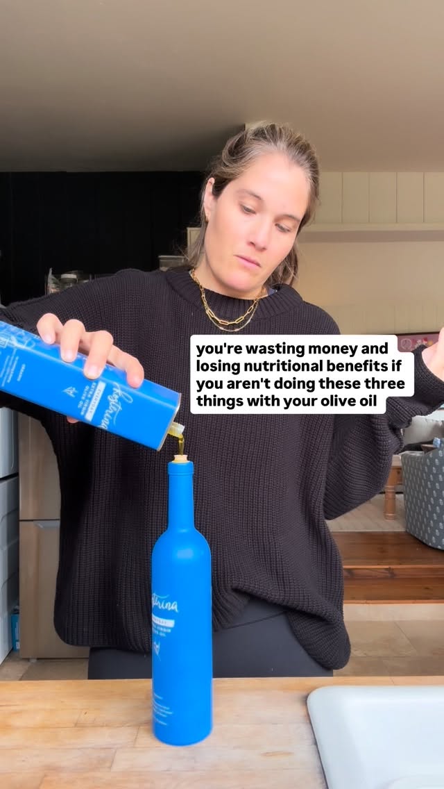 Instagram post by @carochambers for Kosterina. Caption reads: You’re wasting money (and flavor) if you’re not....